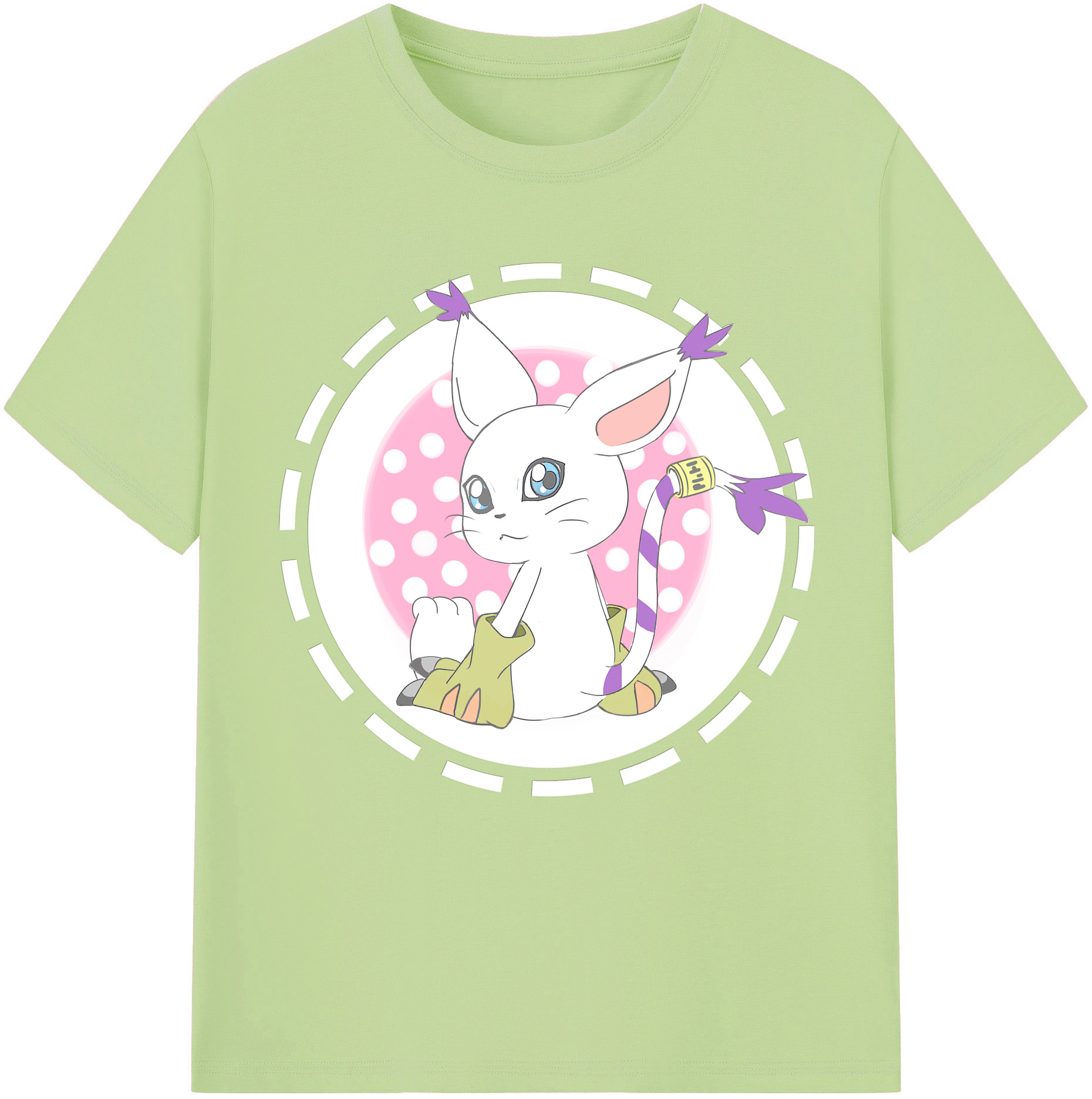 （画像用） Digimon デジタルモンスター/デジモン 綿100％半袖Tシャツ（フロントプリント）
